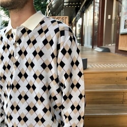 BEAMS OUTLET｜BEAMS PLUS / アーガイル ニット ポロシャツ