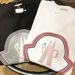 BEAMS F（ビームスF）MONCLER / BIG ロゴ ロングスリーブ クルーネック