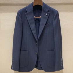 【LARDINI】ラルディーニのジャケット　カシミア100％　ネイビー　46