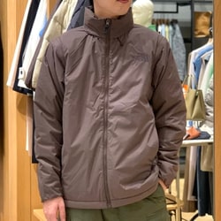 【BROWN】【S】 ジップ インサニーヌック ジャケット