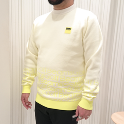 【PINK】<MEN>BEAMS GOLF ORANGE LABEL / 裏付き グラデーション ニット