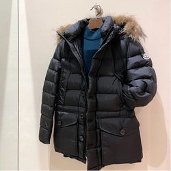 BEAMS F（ビームスF）MONCLER / CLUNY ナイロン ダウンジャケット 