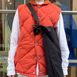 ORANGE】REMI RELIEF * BEAMS PLUS / 別注 Down Vest www