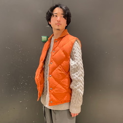 ORANGE】REMI RELIEF * BEAMS PLUS / 別注 Down Vest www