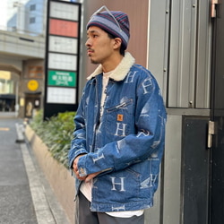 BEAMS T (BEAMS T) HONDA × HELLRAZOR for BEAMS T / Boa Denim Jacket