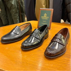 好評得価Crockett & Jones MAINE UK8 ローファー 靴