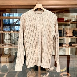 BEAMS（ビームス）AURALEE / COTTON CORD CABLE KNIT BIG PULLOVER（トップス ニット・セーター ）通販｜BEAMS