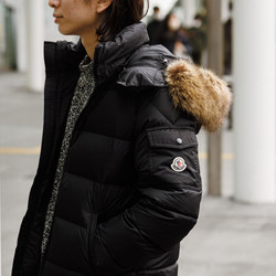 BEAMS F（ビームスF）MONCLER / MAYAF フーデッド ダウンジャケット 