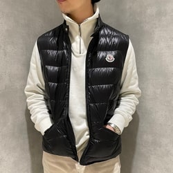 BEAMS F（ビームスF）MONCLER / GUI ナイロン ダウンベスト（ブルゾン