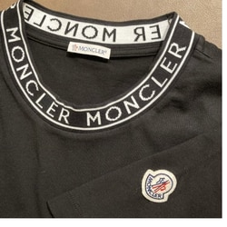 BEAMS F（ビームスF）MONCLER / ロゴレタリング Tシャツ（Tシャツ