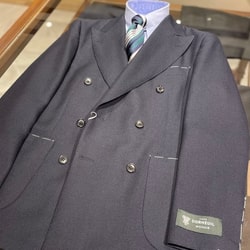 BEAMS F（ビームスF）BEAMS F / DORMEUIL ウールモヘヤ ダブルブレスト