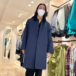 マッキントッシュBEAMS F別注ロロピアーナダブルバルカラーコートインディゴ 喜ばれる誕生日プレゼント マッキントッシュBEAMS F別注ロロピアーナダブルバルカラーコートインディゴ チェスターコート