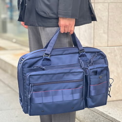 アイボリー×レッド 【別注】BRIEFING×BEAMS/NEO B4 LINER NAVY