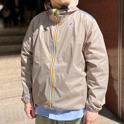 値引 K-WAY ALWAYTH BEAMS 別注 CLAUDE beige M ナイロンジャケット