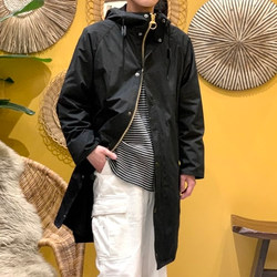 BEAMS F（ビームスF）Barbour × BEAMS F / 別注 HOODED HUNTING ピーチ ...