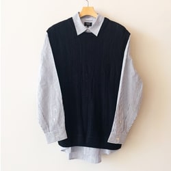 BEAMS HEART（ビームス ハート）アクリルコットン ニット ベスト