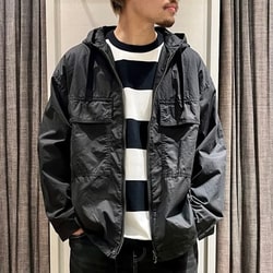 新品】BEAMS ミリタリー リバーシブルパーカ カーキ×ベージュ S 全品