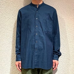 BEAMS PLUS（ビームス プラス）BEAMS PLUS / Band Collar Indigo