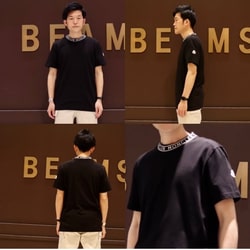 BEAMS F（ビームスF）MONCLER / ロゴレタリング Tシャツ（Tシャツ