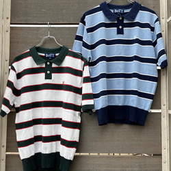 BEAMS T（ビームスT）BoTT / Border Knit Polo（シャツ・ブラウス