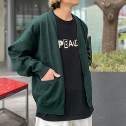 beams トップ ベーシック カーディガン