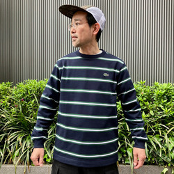 BEAMS（ビームス）LACOSTE for BEAMS / 別注 ボーダー ロングスリーブ