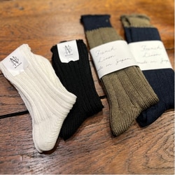 BEAMS PLUS BEAMS PLUS KENNETH FIELD / LINEN SOCKS (leg wear socks