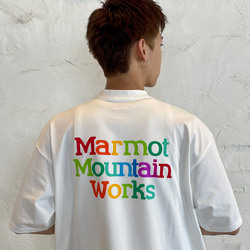 BEAMS（ビームス）Marmot × BEAMS / 別注 Rainbow T-shirt（Tシャツ