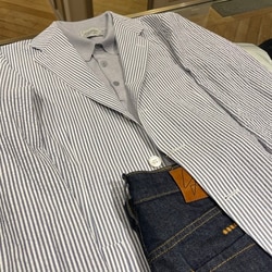 BEAMS F（ビームスF）JOHN SMEDLEY / KIERAN 30ゲージ ウールコットン