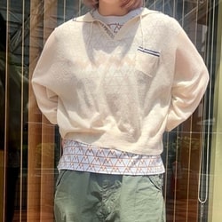 BEAMS BOY（ビームス ボーイ）maturely / Sheer Knit Polo Shirt 