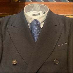 BEAMS F（ビームスF）DORMEUIL ウールモヘヤ ダブルブレスト