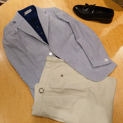 BEAMS F（ビームスF）GTA / HERRICK コットンツイル サイド