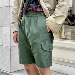 BEAMS PLUS（ビームス プラス）KENNETH FIELD / Gurkha Trousers Ⅲ Shorts U.S. Military  Rev Sateen（パンツ ショートパンツ）通販｜BEAMS