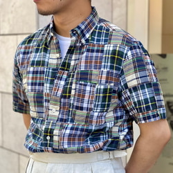BEAMS PLUS（ビームス プラス）B.D. Patchwork Madras（シャツ
