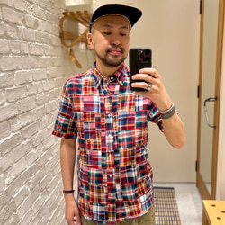 BEAMS PLUS（ビームス プラス）B.D. Patchwork Madras（シャツ