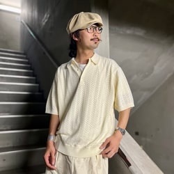 BEAMS（ビームス）12ゲージ メッシュ ポロシャツ（シャツ