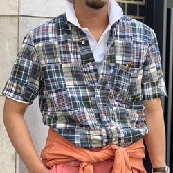 BEAMS PLUS（ビームス プラス）B.D. Patchwork Madras（シャツ