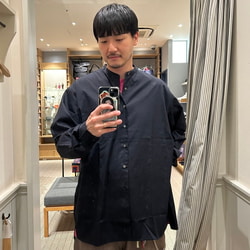 BEAMS（ビームス）ブロード バンドカラー シャツ（シャツ