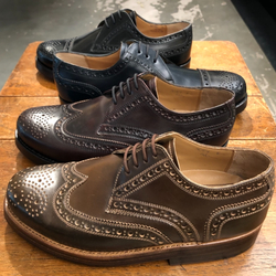 International Gallery Beams インターナショナルギャラリー ビームス Heinrich Dinkelacker Rio コードバン フルブローグシューズ シューズ ドレスシューズ 通販 Beams