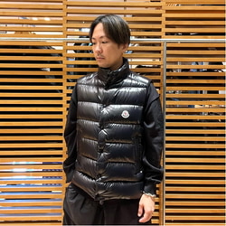 BEAMS F（ビームスF）MONCLER / TIBB ナイロン ダウンベスト（ブルゾン