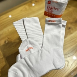 BEAMS（ビームス）Hanes × BEAMS / 別注 Socks 2pieces pack（レッグ