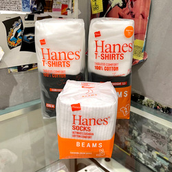 BEAMS（ビームス）Hanes × BEAMS / 別注 Socks 2pieces pack（レッグ