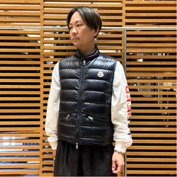 BEAMS F（ビームスF）MONCLER / GUI ナイロン ダウンベスト