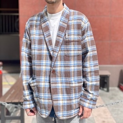 BEAMS PLUS (BEAMS PLUS) Double Face 1 Button Smoking Jacket