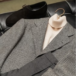 BEAMS F（ビームスF）BEAMS F / DORMEUIL アルパカ グレンチェック