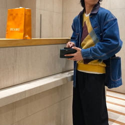 BEAMS(ビームス)9ゲージ アーガイル Vネック ニット(トップス BEAMS(ビームス)9ゲージ アーガイル Vネック ニット(トップス