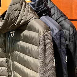 MONCLER MAGLIONE ニット ナイロン ダウンパーカ モンクレール