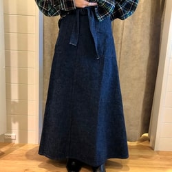 BEAMS BOY（ビームス ボーイ）orSlow / Denim Wrap Long Skirt