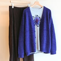 BEAMS（ビームス）7ゲージ ソリッド シャギー カーディガン