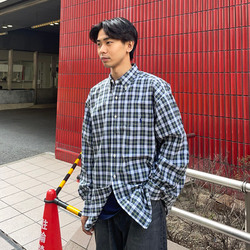 BEAMS（ビームス）POLO RALPH LAUREN / Big Fit Plaid Oxford Shirt